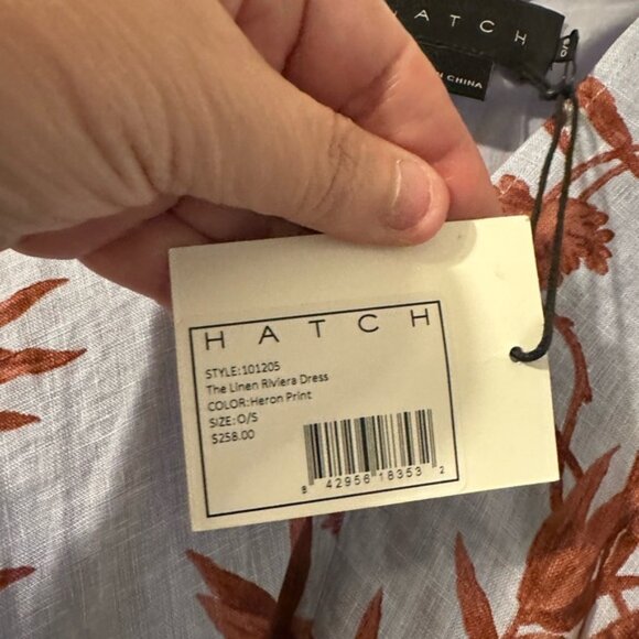 Hatch Linen Riviera Dress with Floral Print maternity - Picture 2 of 6